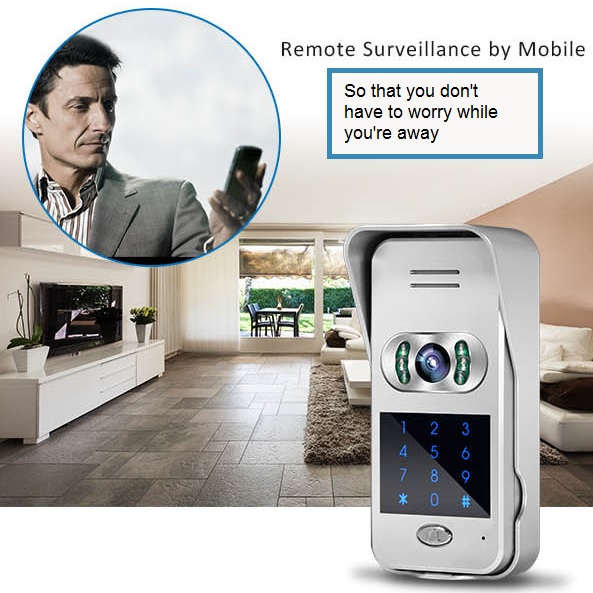 Wireless Doorbell Camera with Keypad