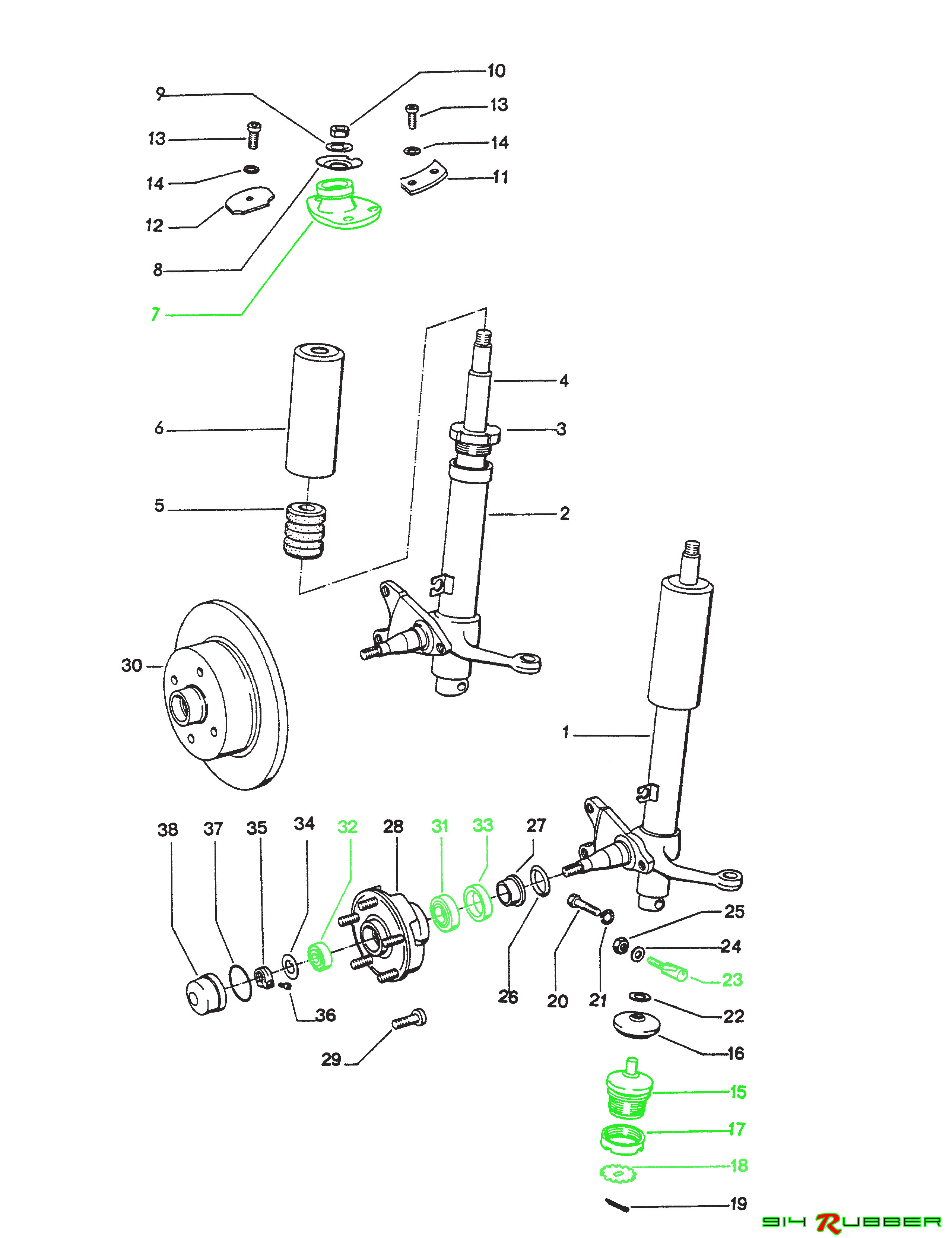 Shock Absorber Strut