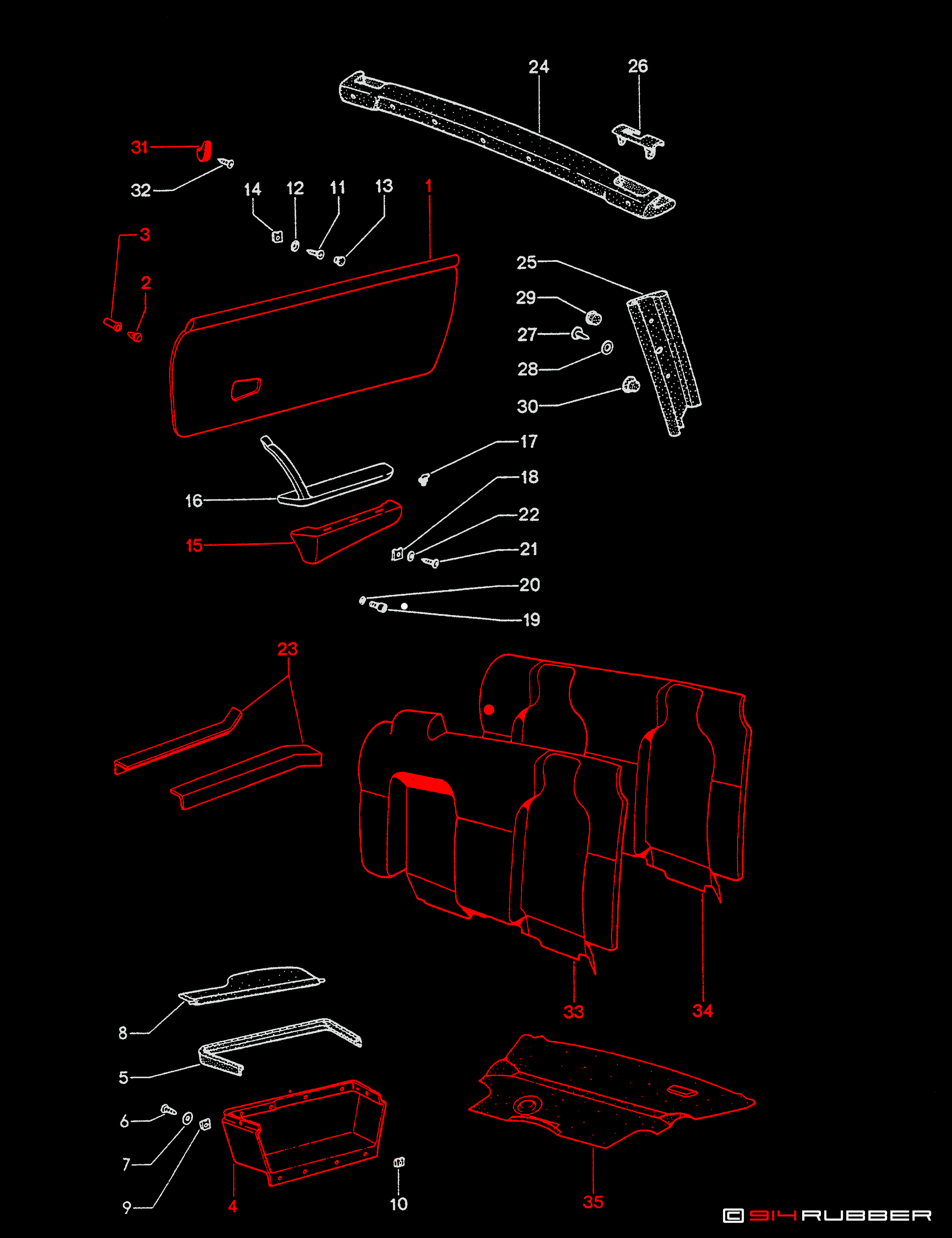 Interior Equipment Rear