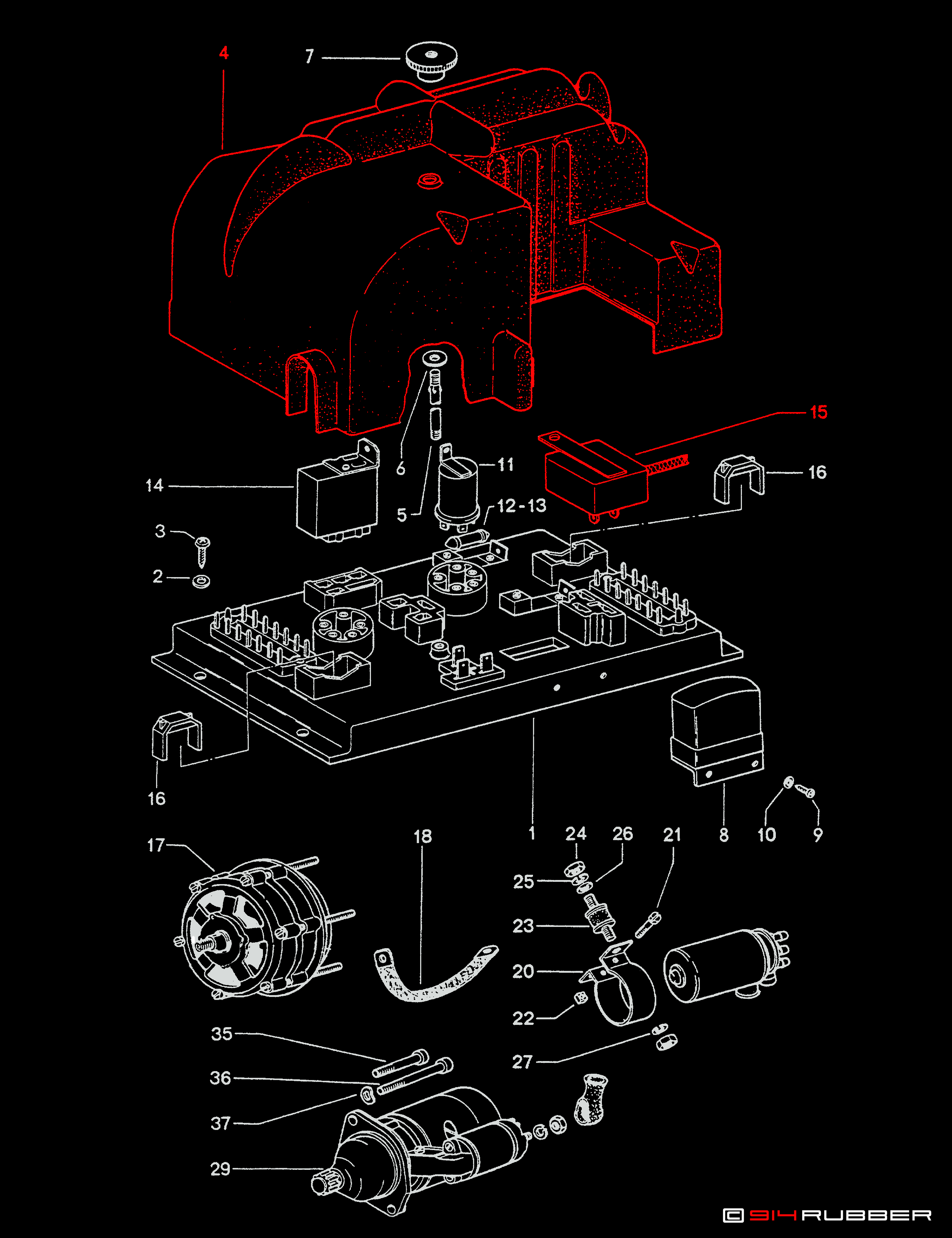 Regulator, Generator, Starter