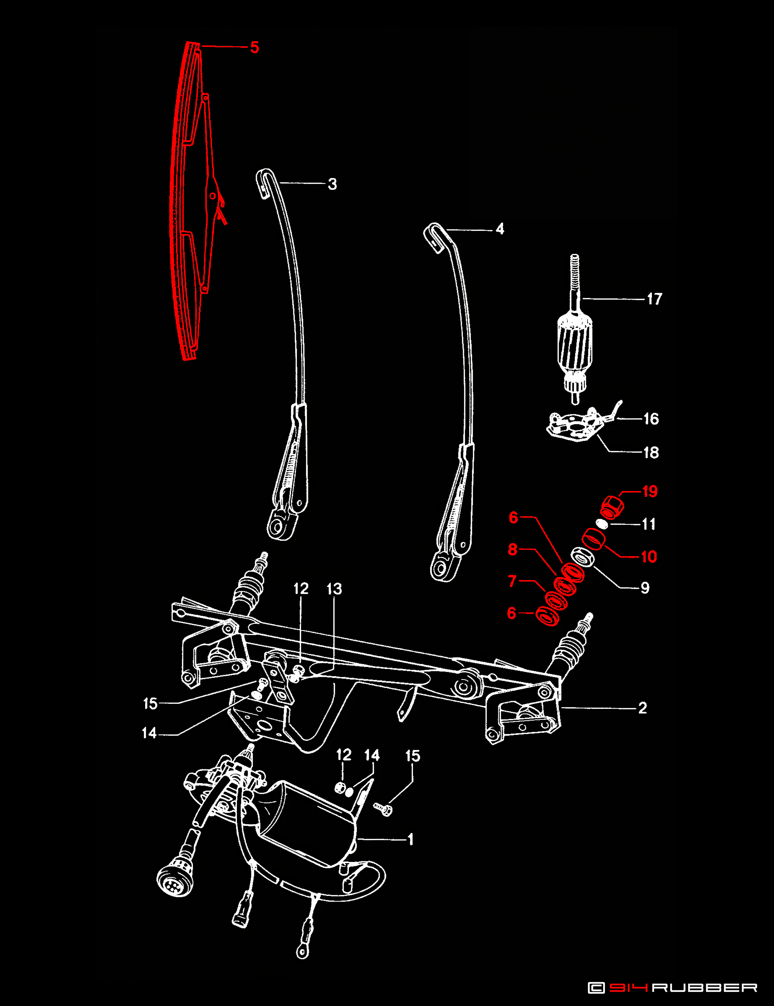 Windscreen Wiper System, Early