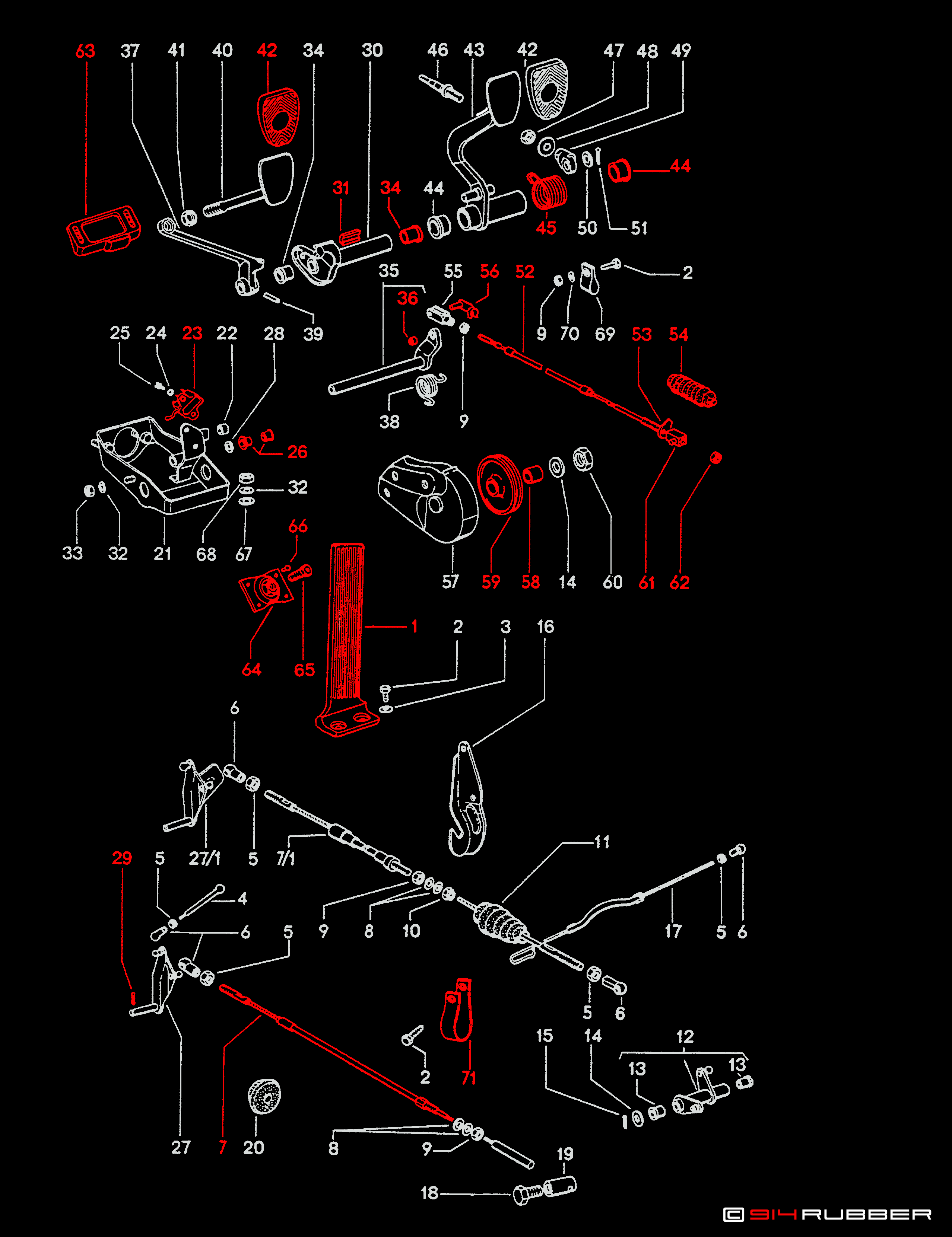 Pedal System for Cars with Manual Transmission