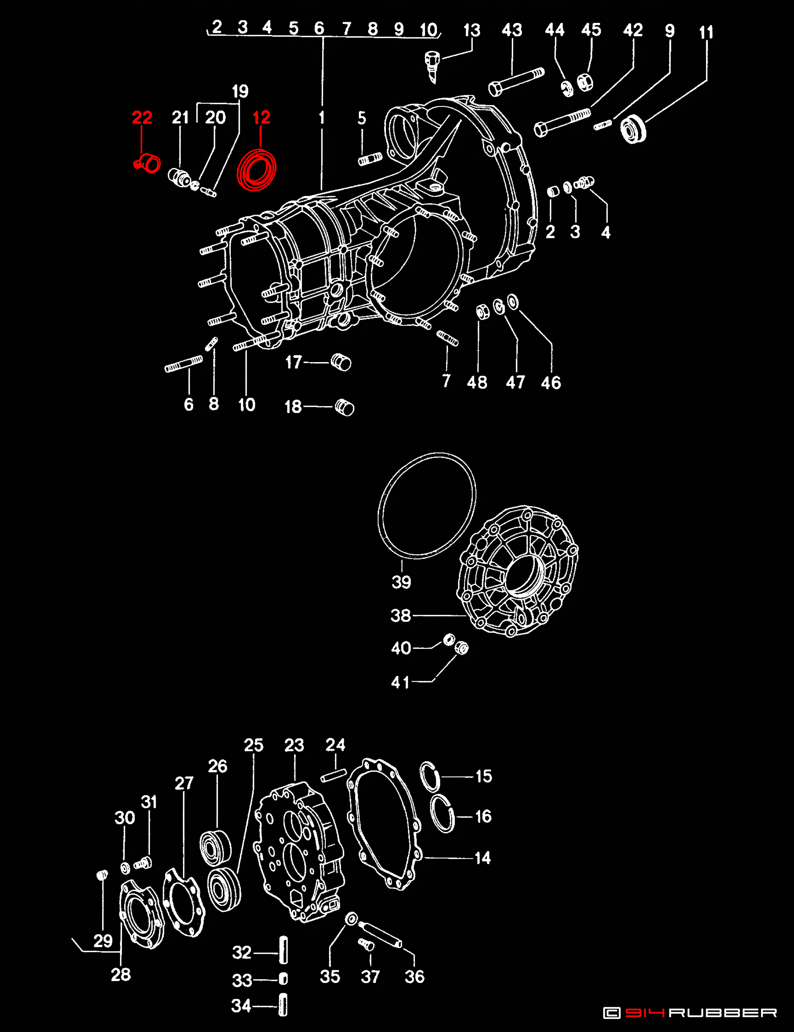 Replacement Transmission, Transmission Case