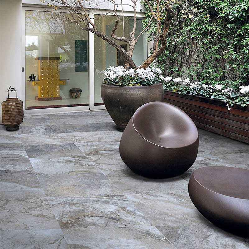 Arterra Argento Travertino Porcelain Pavers