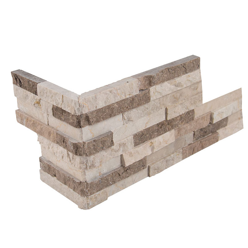 Rockmount Beige Marble Stacked Stone Ledger Panels