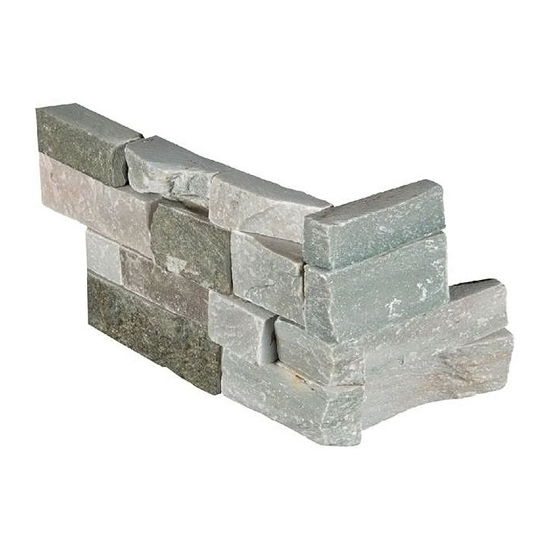 Rockmount Sierra Blue Quartzite Stacked Stone Ledger Corners