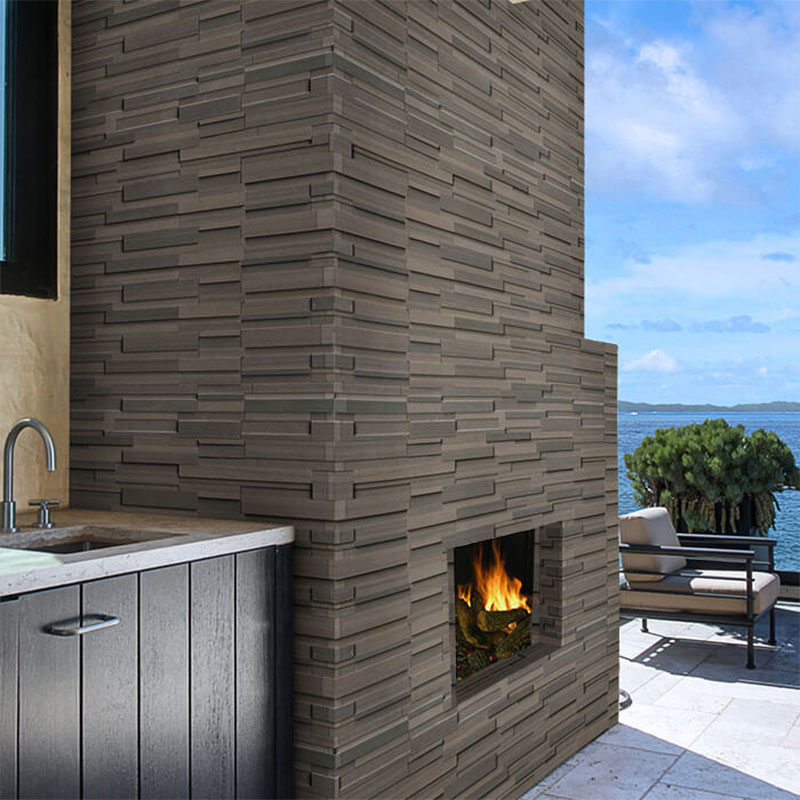 Rockmount Brown Sandstone Stacked Stone Ledger Panels