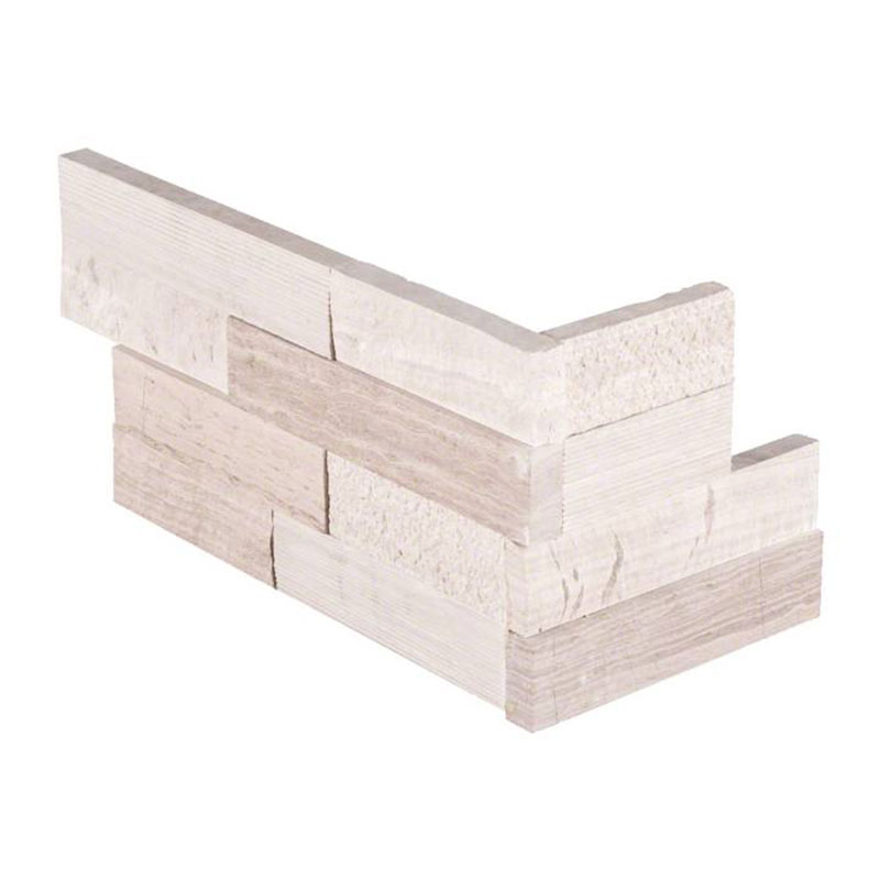 Rockmount White Oak Multi Marble Stacked Stone Ledger Corners