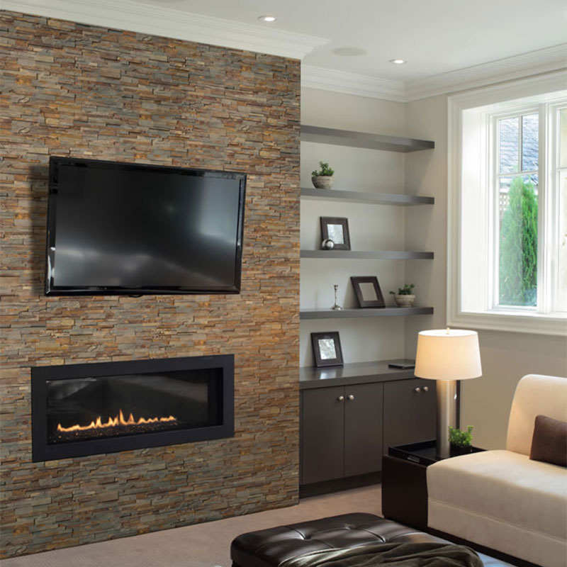 Rockmount M-Series Brown Slate Stacked Stone Ledger Panels