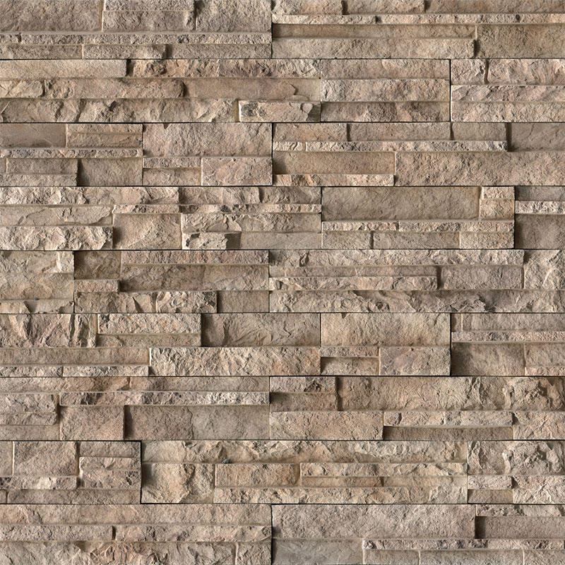 Terrado Woodville Rustic Concrete Stacked Stone Ledger Panels