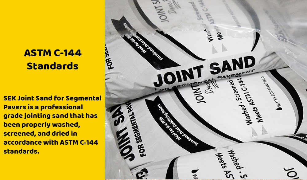 Joint Sand ASTM-C-144 Standards