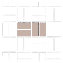 4x8 BRICK - HERRINGBONE 90 PATTERN