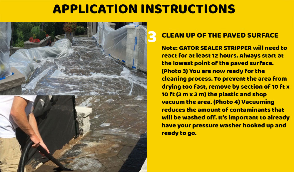 Gator Sealer Stripper Application Instructions