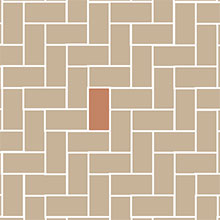 BRICKSCAPE - HERRINGBONE 90 PATTERN