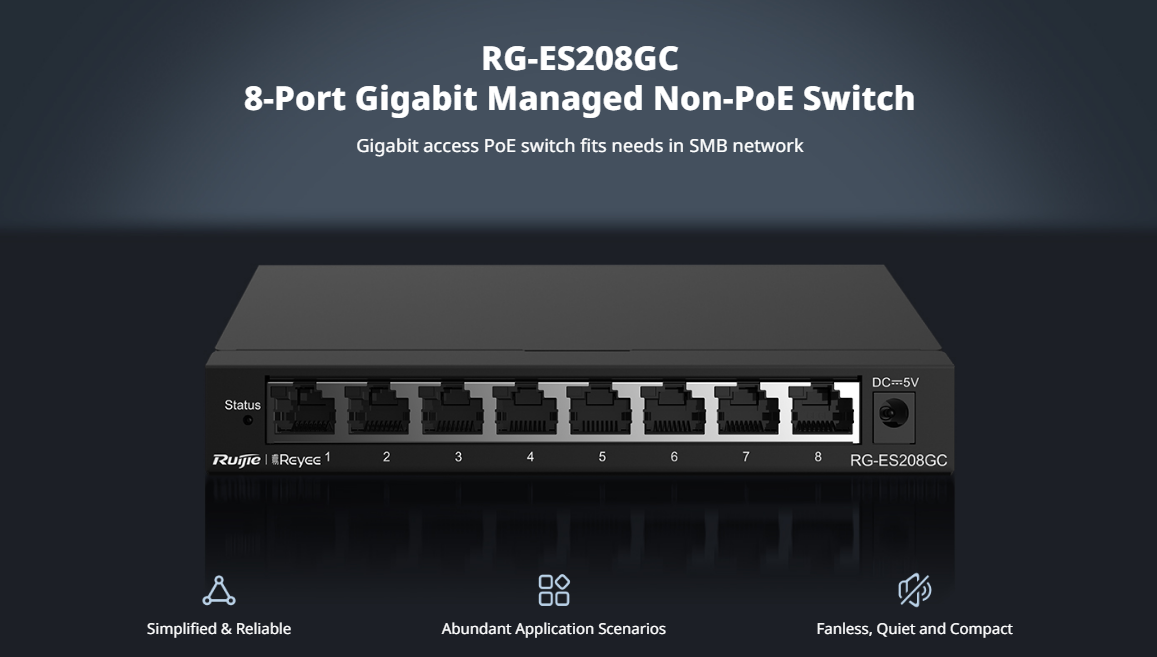 RG-ES208GC