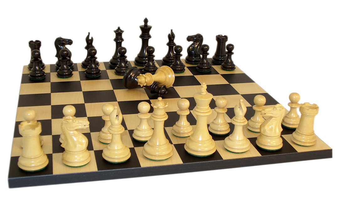 Black Exclusive Double Queens Chess Set 3 1/2 Inch Kings eBay