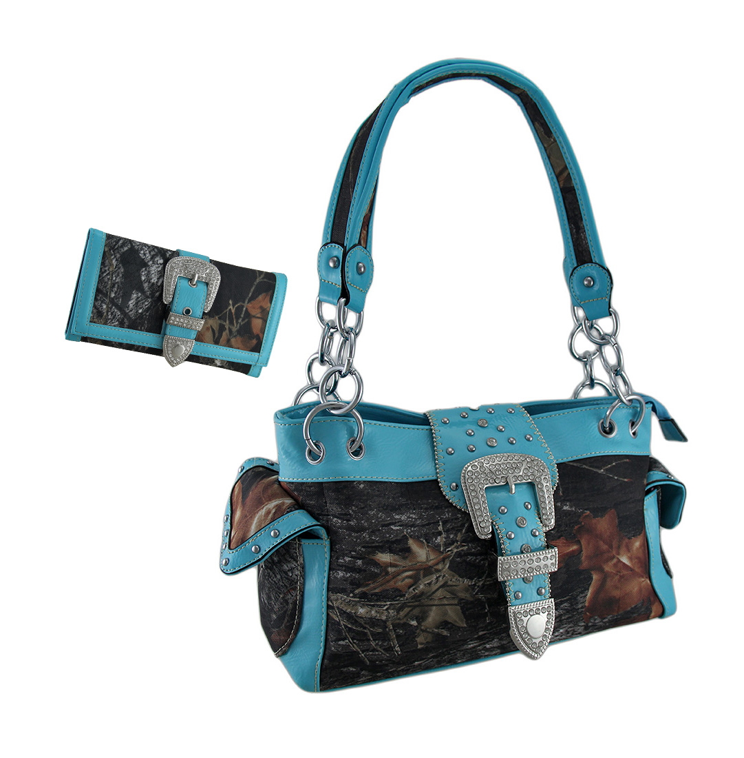 camo purse and wallet set