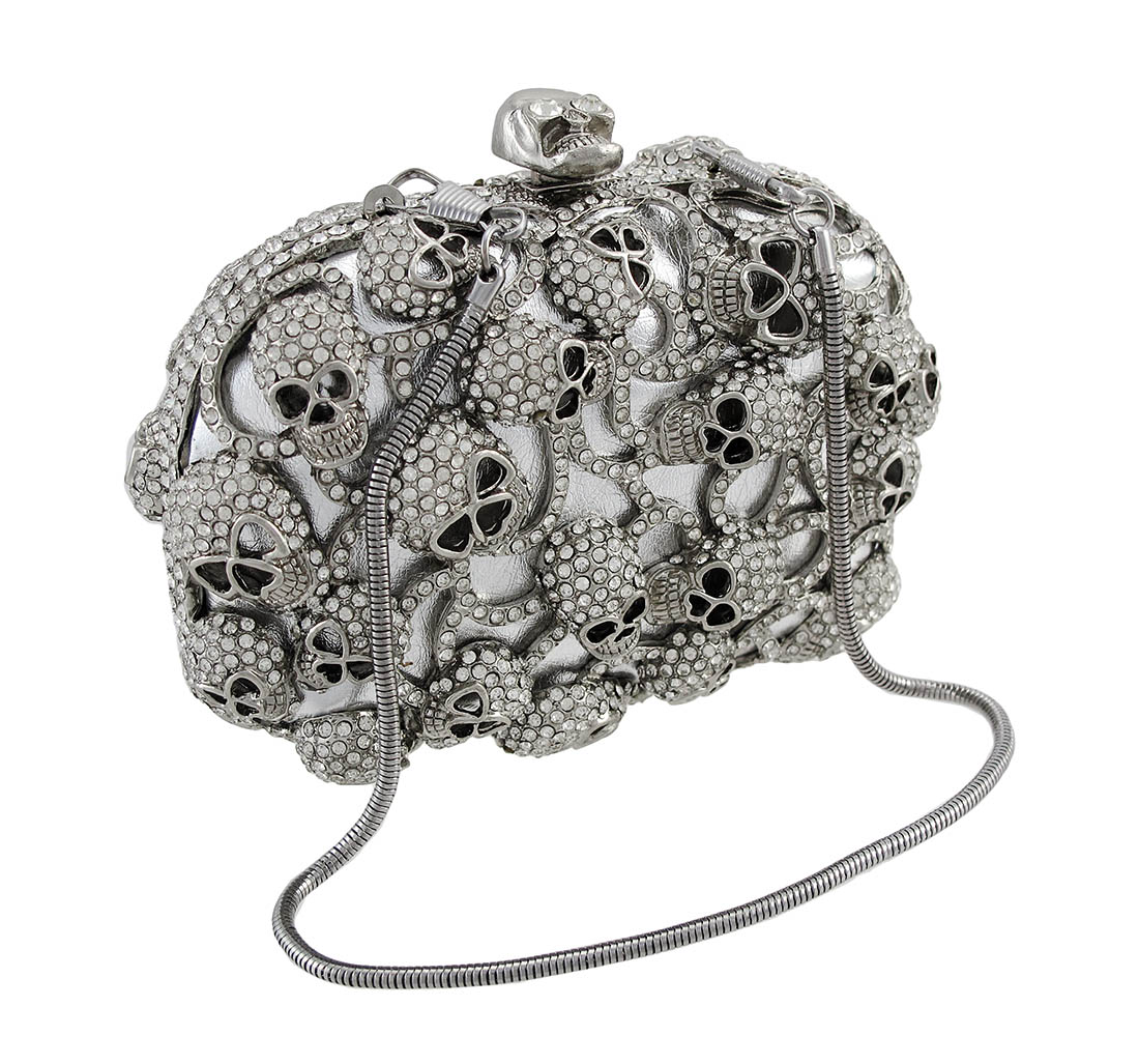 Silver Evening Bags Clutches