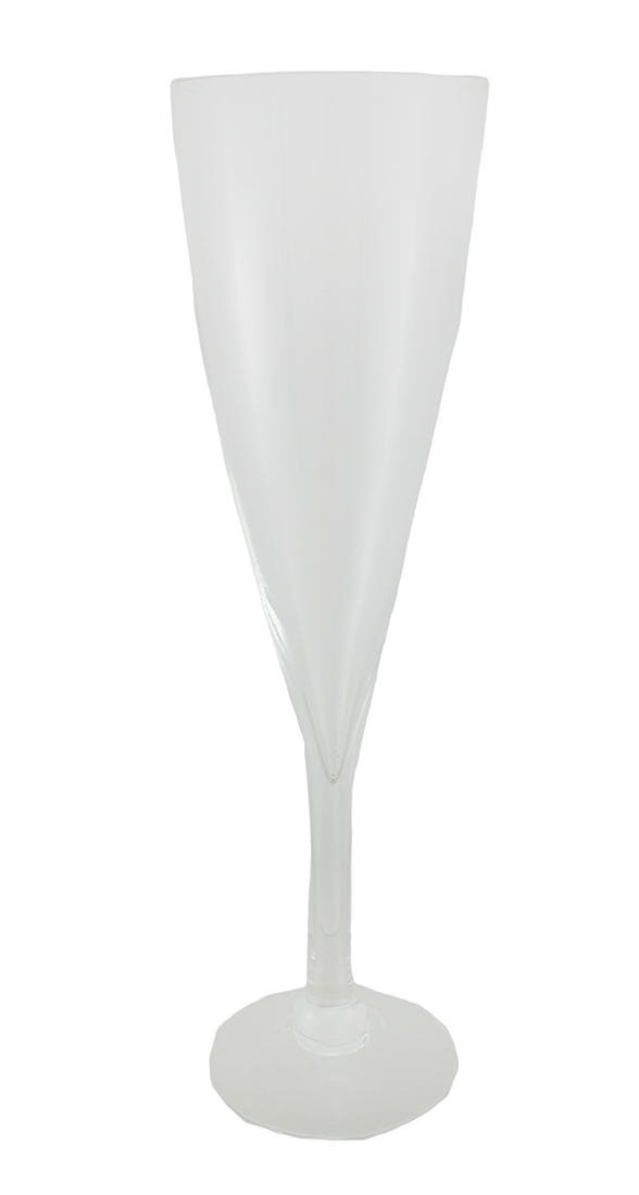 Zeckos 16 Inch Tall Clear Glass Champagne Flute Vase eBay