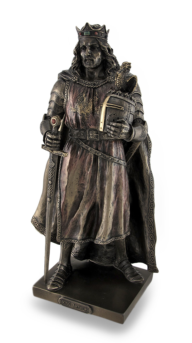 Legendary King Arthur Bronzed Sculptured Statue eBay