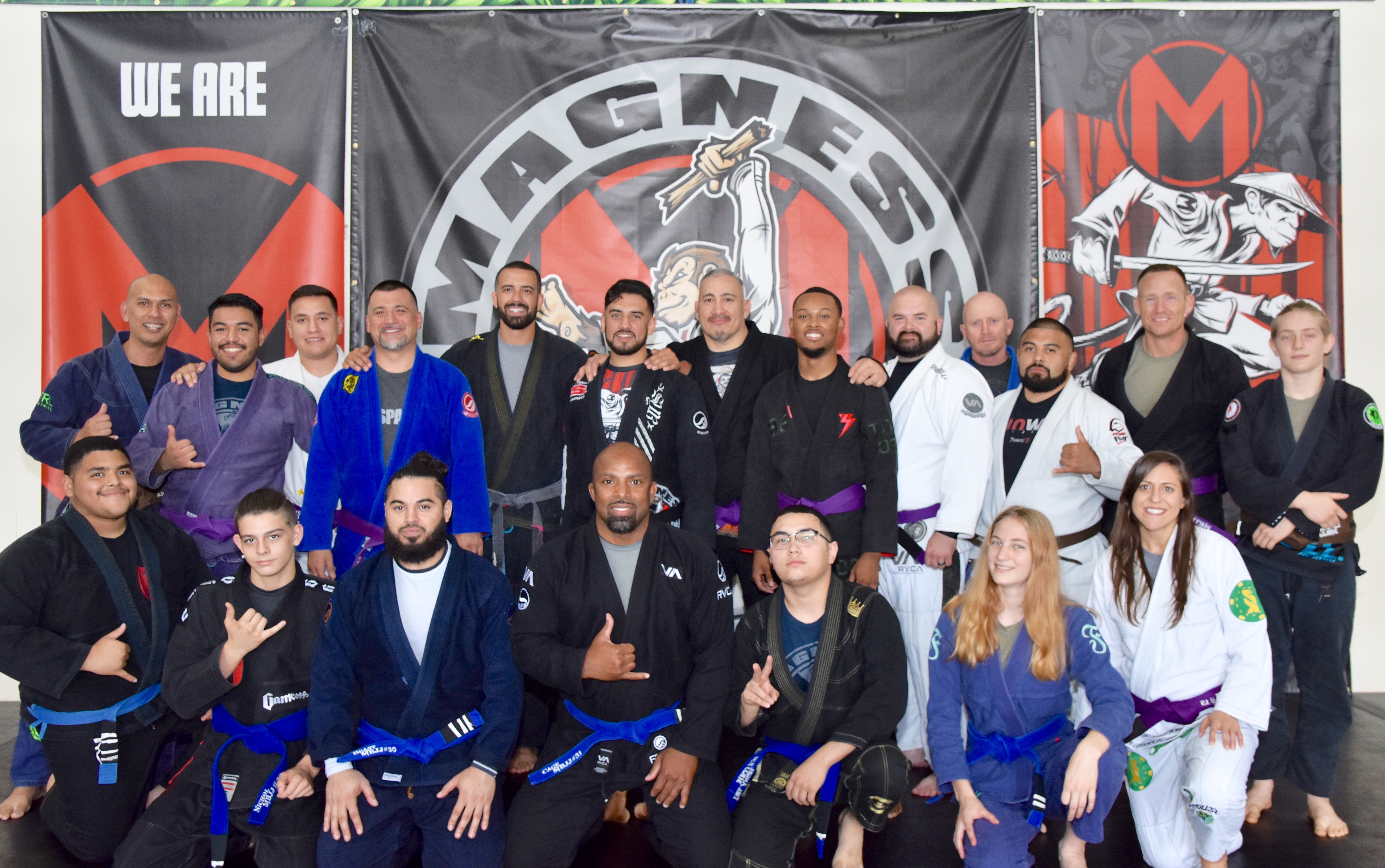 A gym full of home grown talent! Magness BJJ