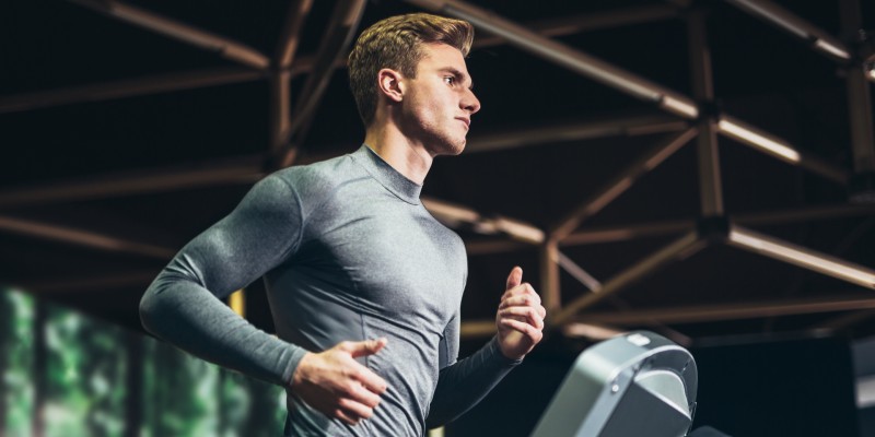 Man-running-on-treadmill
