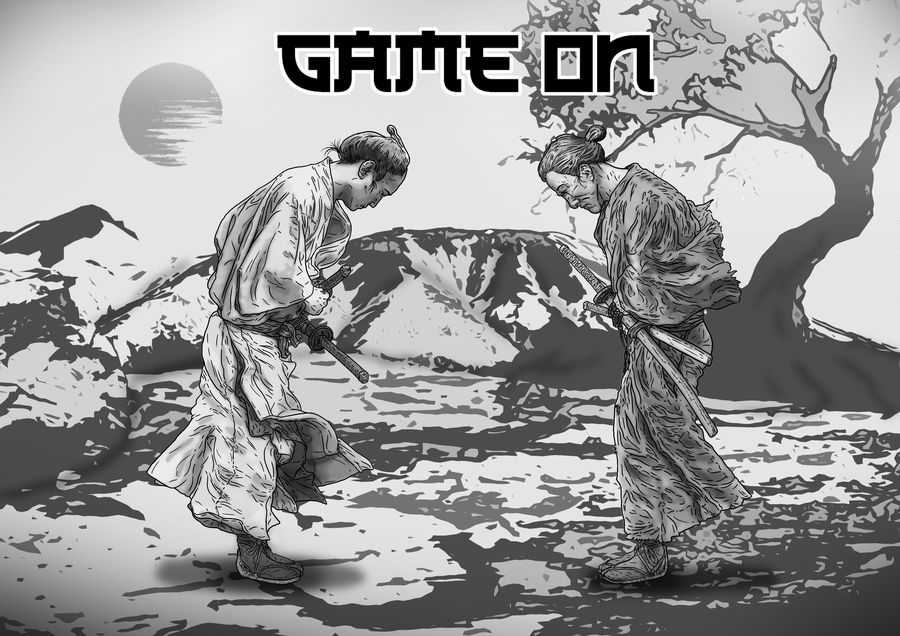 Samurai-Bowing-to-each-other