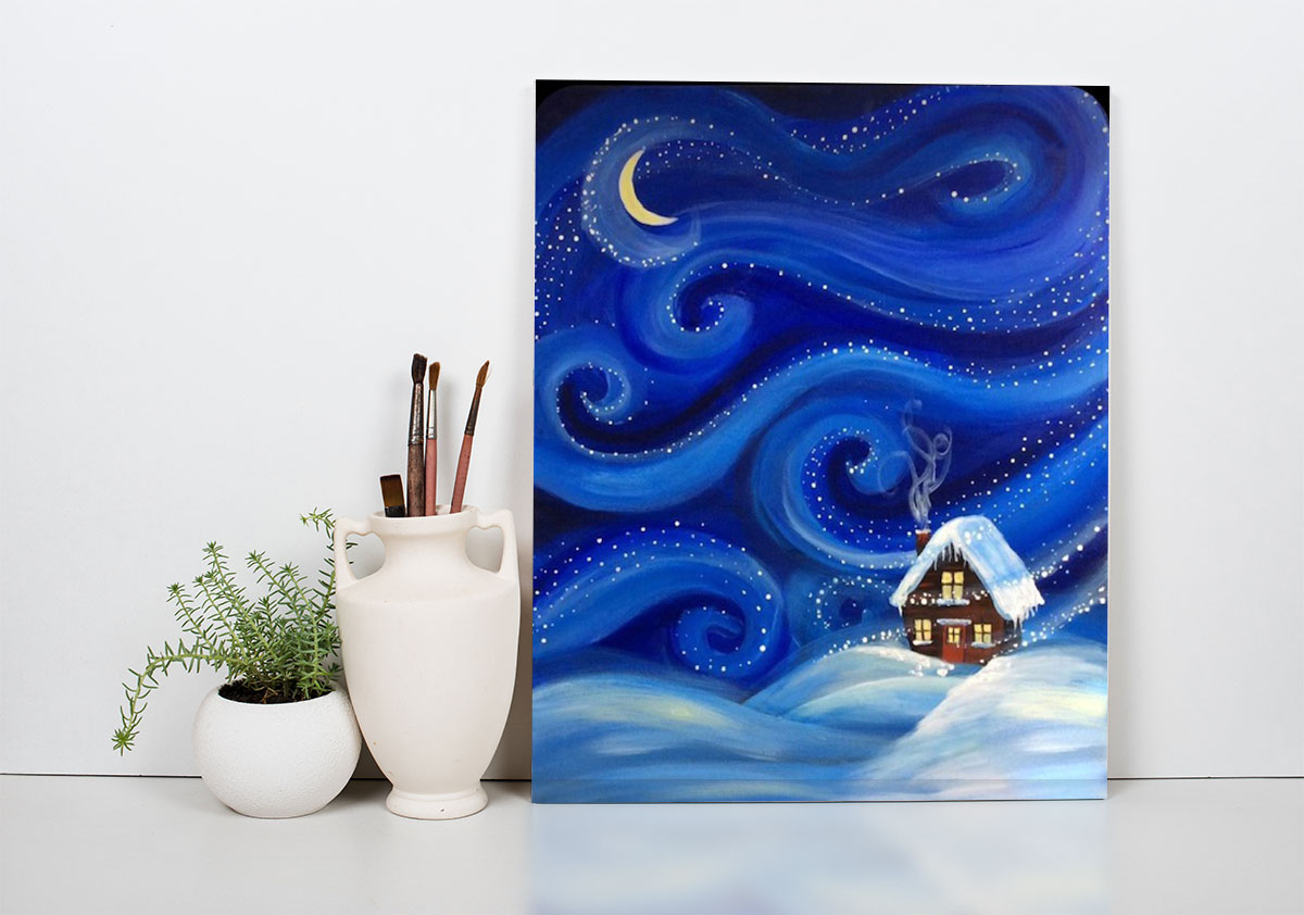 Holiday Paint Night at the Y Arts Center