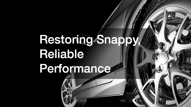 Restoring Snappy, Reliable Performance
