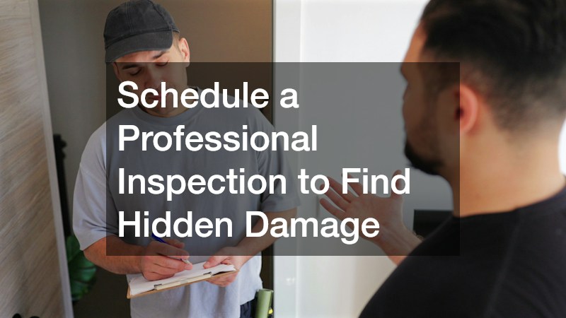 Schedule a Professional Inspection to Find Hidden Damage