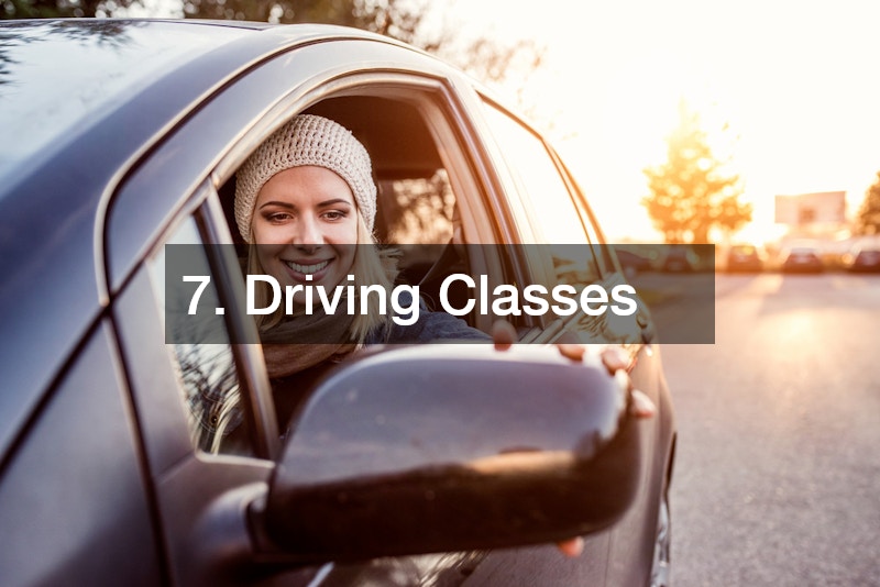 7. Driving Classes
