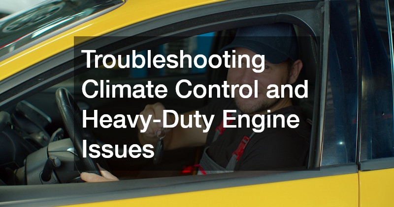 Troubleshooting Climate Control and Heavy-Duty Engine Issues