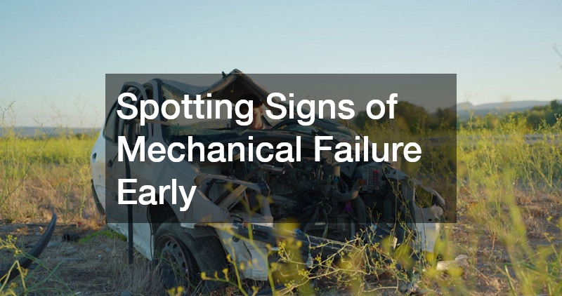 Spotting Signs of Mechanical Failure Early