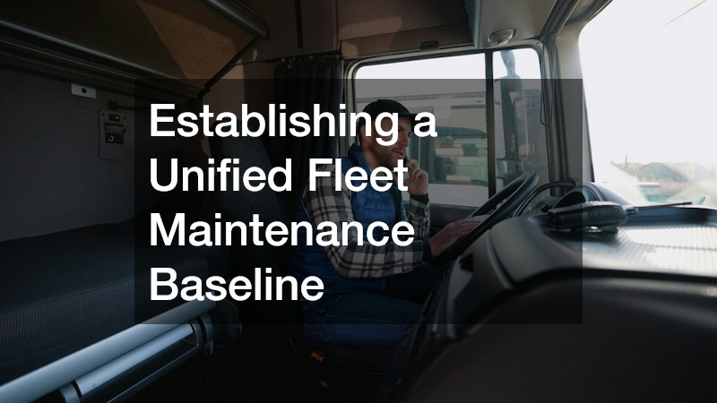 Establishing a Unified Fleet Maintenance Baseline