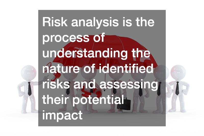 Risk analysis is the process of understanding the nature of identified risks and assessing their potential impact
