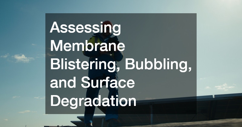 Assessing Membrane Blistering, Bubbling, and Surface Degradation