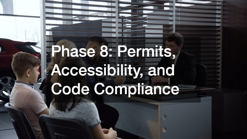 Phase 8: Permits, Accessibility, and Code Compliance
