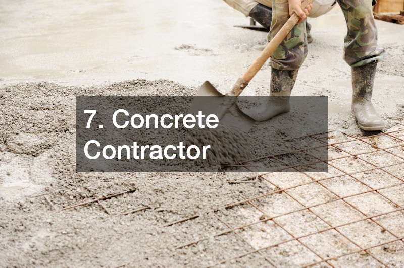 7. Concrete Contractor