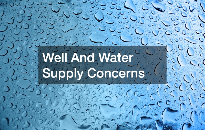 Well And Water Supply Concerns