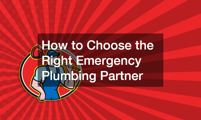 How to Choose the Right Emergency Plumbing Partner
