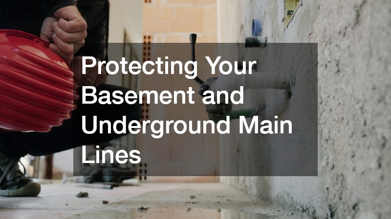 Protecting Your Basement and Underground Main Lines