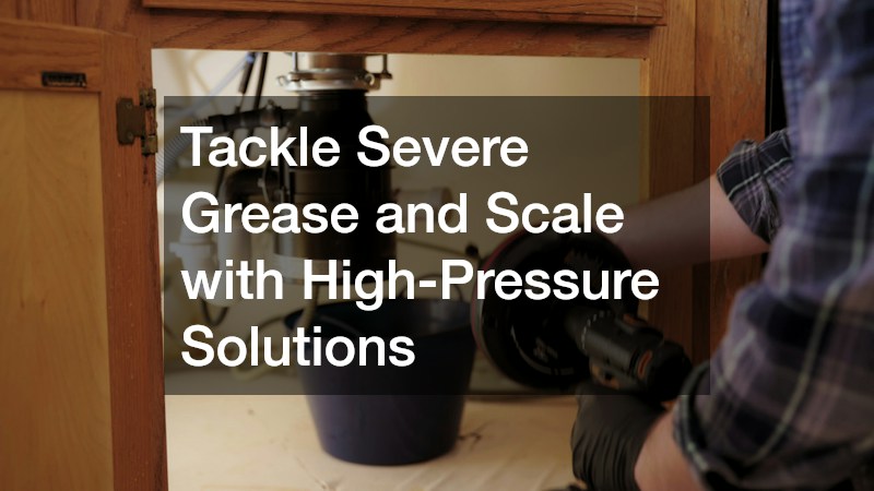 Tackle Severe Grease and Scale with High-Pressure Solutions
