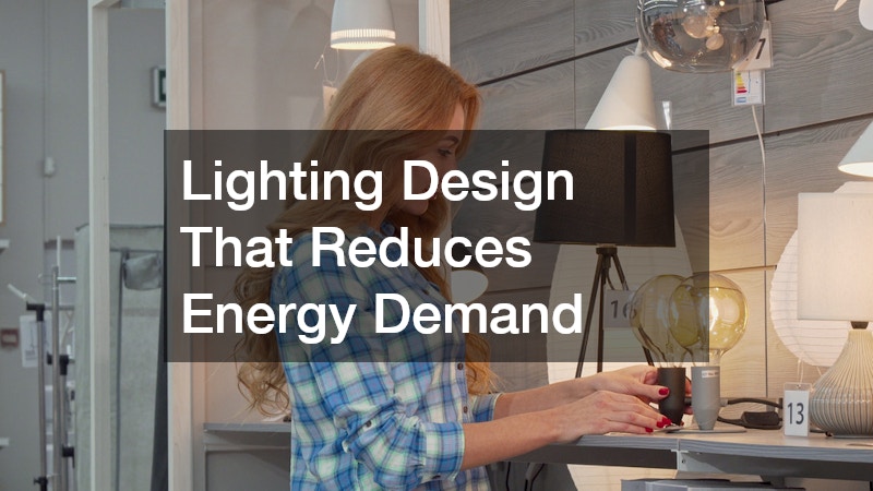 Lighting Design That Reduces Energy Demand