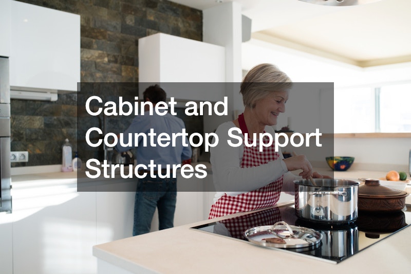 Cabinet and Countertop Support Structures