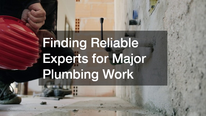 Finding Reliable Experts for Major Plumbing Work