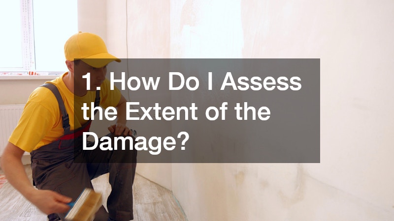 1. How Do I Assess the Extent of the Damage?
