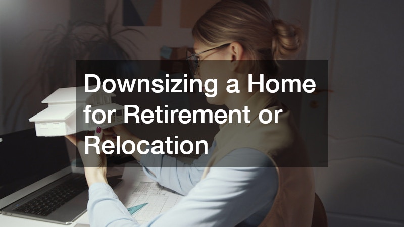 Downsizing a Home for Retirement or Relocation