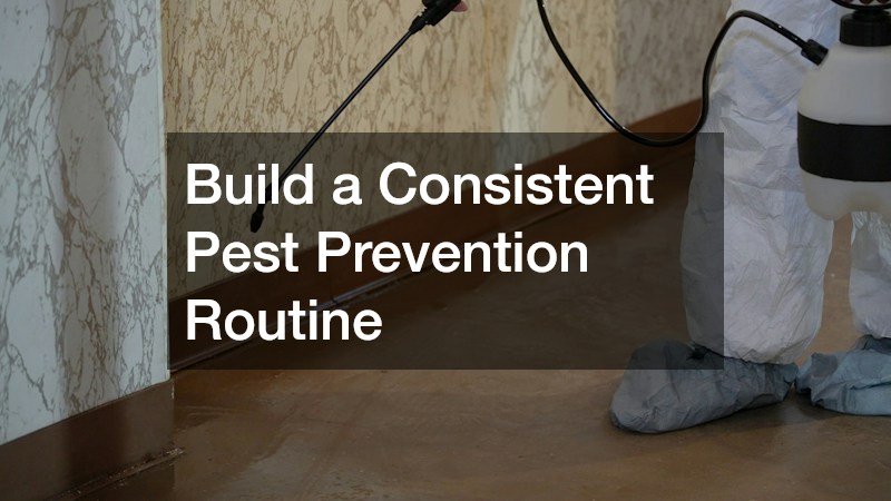 Build a Consistent Pest Prevention Routine
