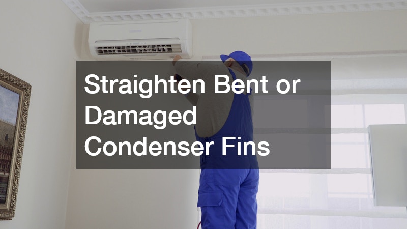 Straighten Bent or Damaged Condenser Fins