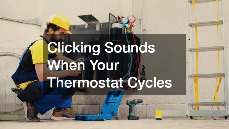 Clicking Sounds When Your Thermostat Cycles